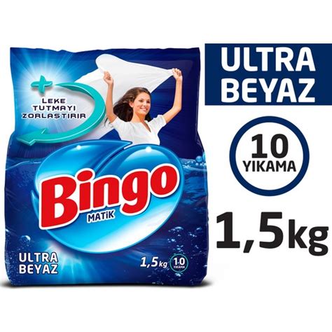 Bingo Matik Konsantre Ultra Beyaz Kg Fiyat