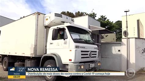 Estado inicia distribuição de nova remessa de vacina contra a Covid 19