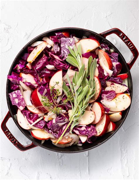 Red Cabbage with Apples - A Virtual Vegan