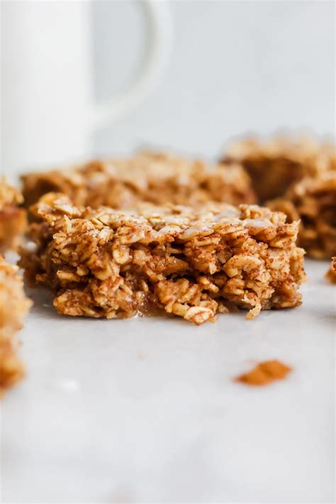 Cinnamon Roll Oatmeal Bars Our Balanced Bowl