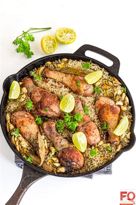 Greek One Pot Baked Lemon Chicken And Rice Flavor Quotient