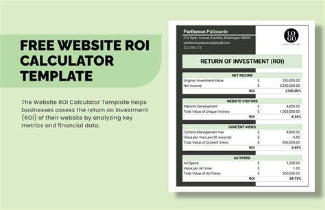 FREE ROI (Return of Investment) Template - Download in Word, Google ...