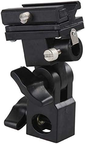 Black Flash Hot Shoe Speedlite Umbrella Mount Holder Swivel For Light Stand Flash Bracket B For