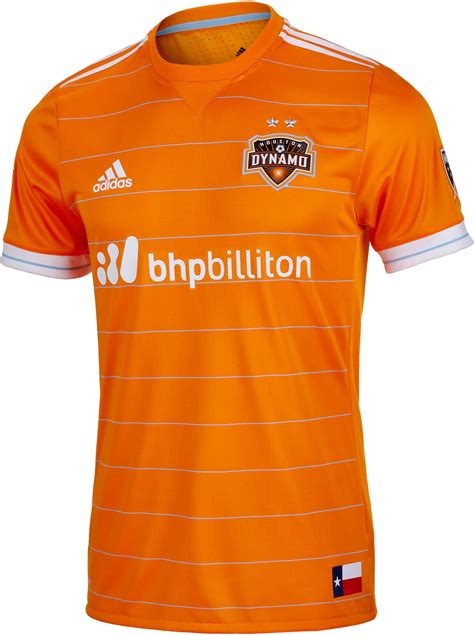 Adidas Authentic Houston Dynamo Home Jersey 2017 18 MLS Soccer Jerseys