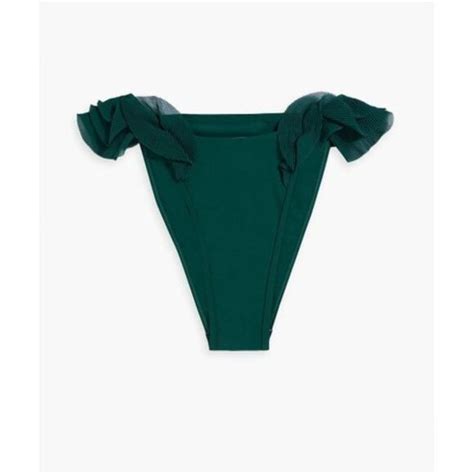 Andrea Iyamah Swim Andrea Iyamah Womens Salama Ruffled Highrise Bikini Bottom Poshmark