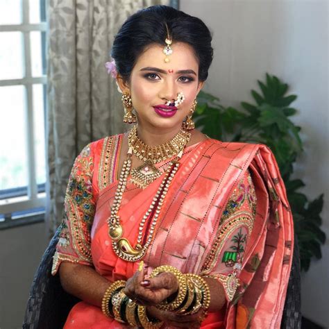 Maharashtrian Marathi Bridal Makeup Tejaswini Makeup Artist