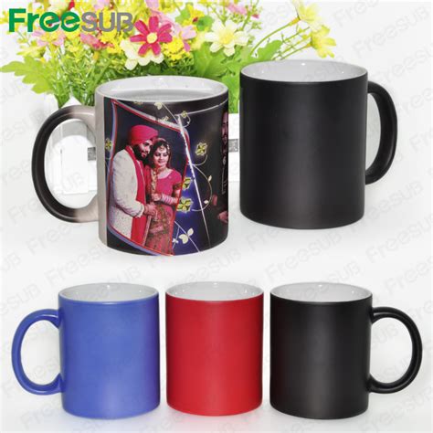 Freesub Hot Water Color Changing Blank Sublimation Mug Skb Color Changing Mug And Magic Mug