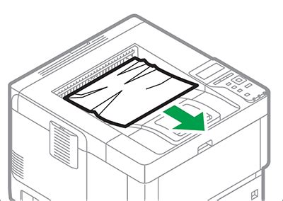 紙づまりが起こった場合の対処方法RICOH P 501 500