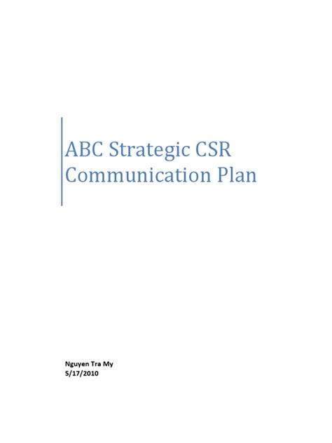 Strategic CSR Plan | Corporate Social Responsibility | Mentorship