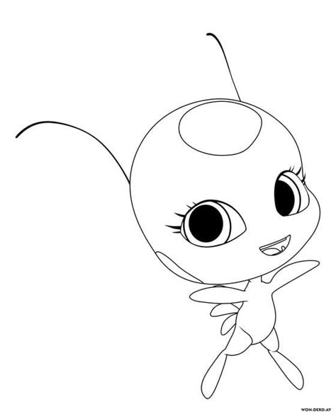 Miraculous Kwami Colorear Ausmalen Kwamis Tikki Plagg The Best Porn Website