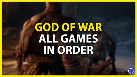 All God Of War Gow Games In Order