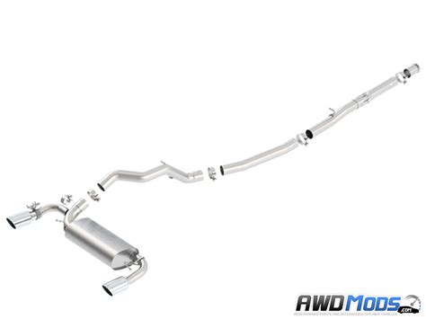 Ford Focus Rs Cat Back Atak Exhaust System Made By Borla