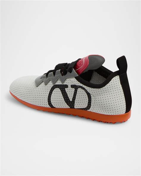 Valentino Garavani Chromathon VLogo Sneakers Neiman Marcus