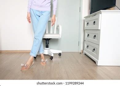 Fashion Nude Bow Sandals Footwear Purple Stock Photo Edit Now 1199289946