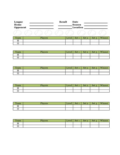 36 Printable Bowling Score Sheet Templates And Examples 42 Off