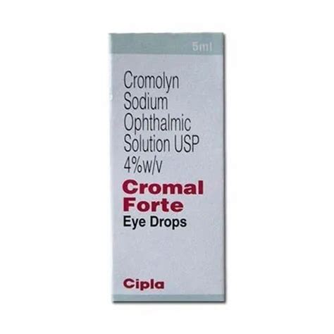 Cromolyn Sodium Ophthalmic Solution Eye Drops At Best Price In Surat