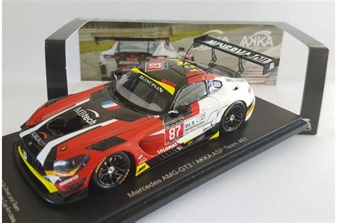 SPARK SP141 MERCEDES AMG-GT3 AKKA ASP Team n°87 Blancpain Gt Series ...