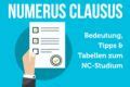 Numerus clausus Bedeutung Tabellen für den NC