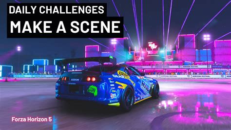 Forza Horizon 5 Daily Challenges Make A Scene Get 6 Drift Or E Drift