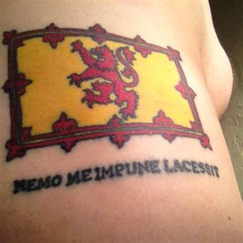 nemo me impune lacessit tattoo - vansoldskoolskyblue