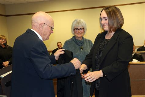 Jensen Sworn In As Newest District 1 Judge Bonners Ferry Herald