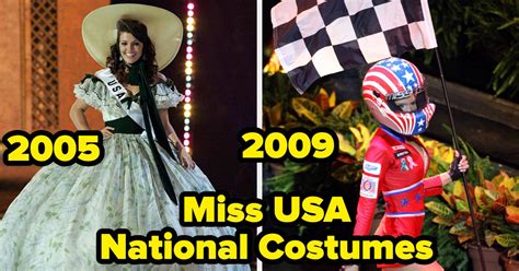 The Miss USA National Costume Through The Years