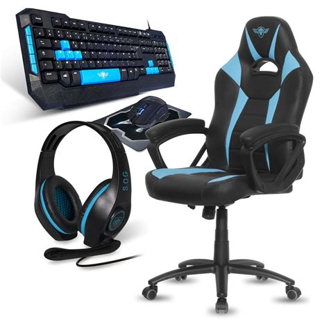 Spirit Of Gamers Mega Pack Gamer Si Ge Fighter Clavier Souris