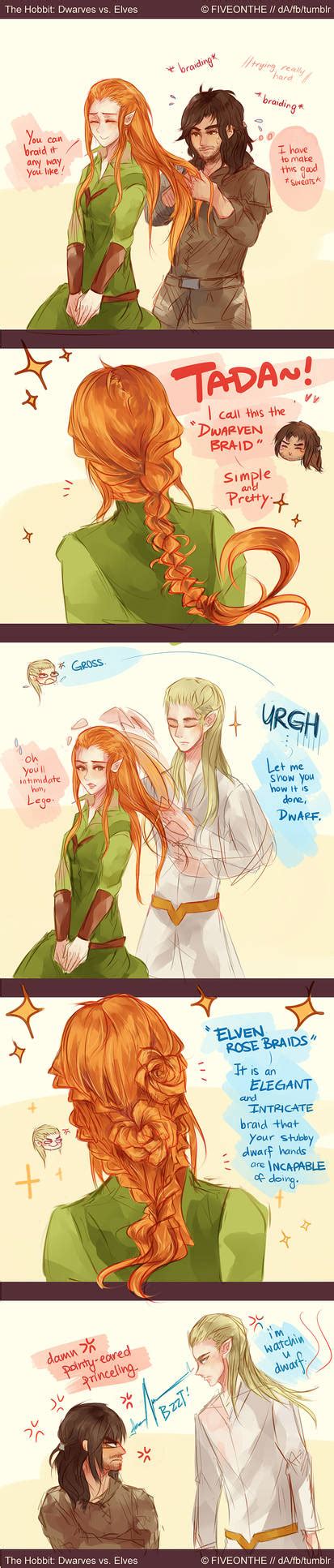 The Hobbit Braiding Hair By Fiveonthe On Deviantart