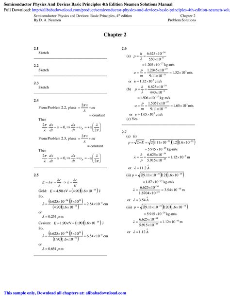 Semiconductor Physics And Devices Basic Principles Th Edition Neamen