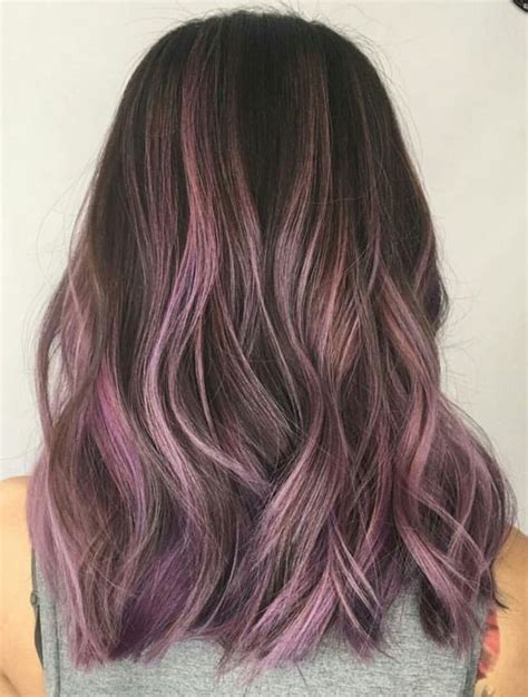 30 Brand New Ultra Trendy Purple Balayage Hair Color Ideas