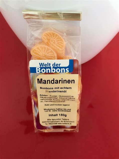 Mandarinen Bonbons Kern s Gewürze Tee