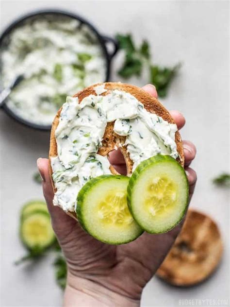 Scallion Herb Cream Cheese Spread Budget Bytes