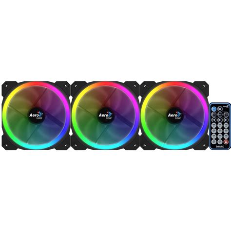 AeroCool Orbit RC 120x120x25mm 1200 U/min 14.1 dB(A) schwarz ...