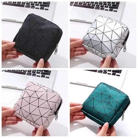 Сумка для хранения гигиенических салфеток на молнии, дорожная женская ...