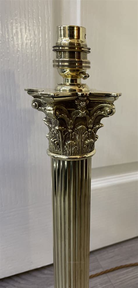 Antiques Atlas Victorian Brass Corinthian Table Lamp