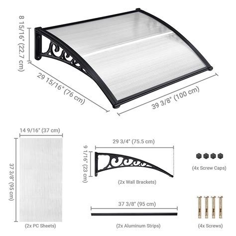 Yescom Door And Window Poly Awning Canopy 40 X40 Yescomusa