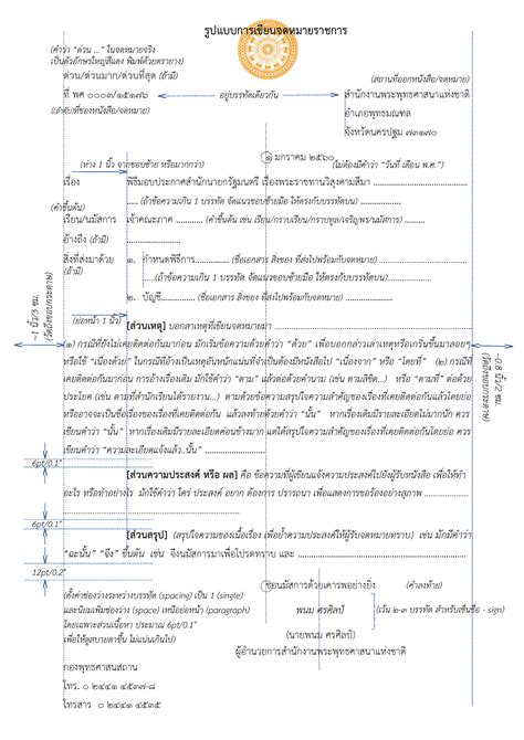 รปแบบจดหมายราชการ วชาบรพภาค ป ธ 3 PALIdict