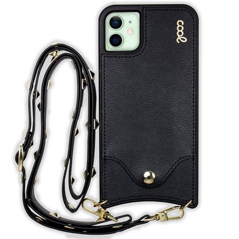 Carcasa Cool Para Iphone 12 12 Pro Correa Pop Rock Negro