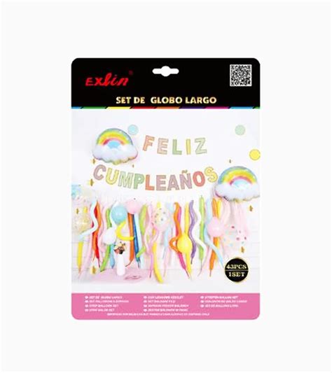 Set De Globos Largos Importadora Exlin