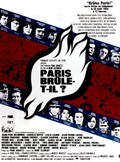 Affiche du film Paris brûle t il Affiche 1 sur 1 AlloCiné