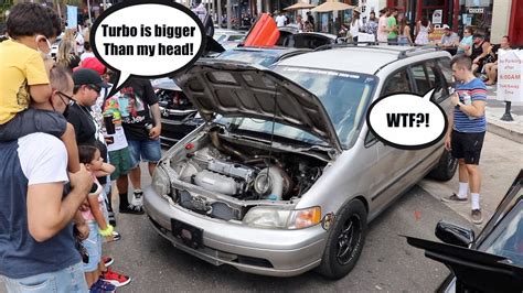 Reactions To 1000Hp Minivan With MASSIVE Turbo Hidden Camera YouTube