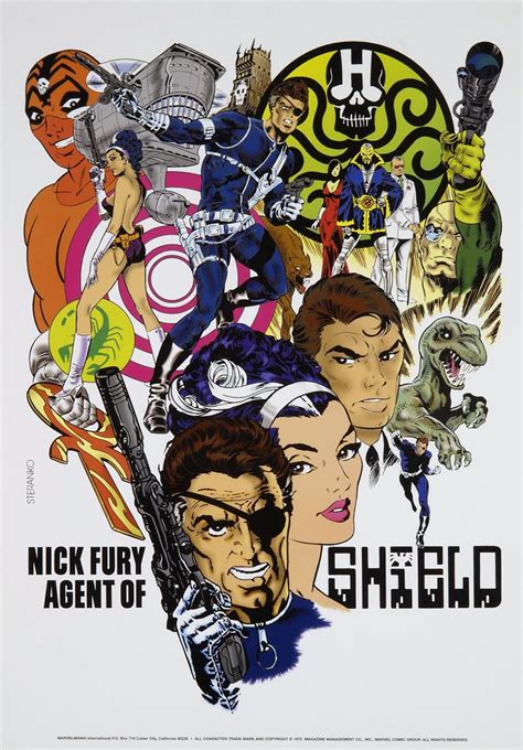 Cap N S Comics Nick Fury Agent Of Shield Poster By Jim Steranko