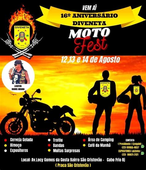 Motociclistas têm calendário de evento no Rio e Minas Gerais Eu Rio