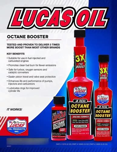 Aumentador Octanaje Lucas Oil Botella Grande Ml Mercadolibre