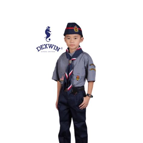 BAJU SAHAJA Baju Pengakap Lengan Pendek Uniform Persatuan Pengakap