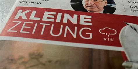 Kleine Zeitung gesamter Redaktion einvernehmliche Auflösung der