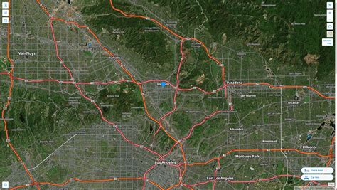 Glendale California Map