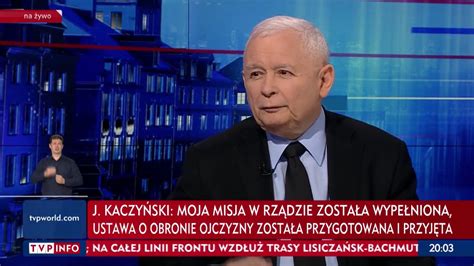 Kaczyński ujawnił kto będzie nowym szefem PiS Zastąpi mnie pod