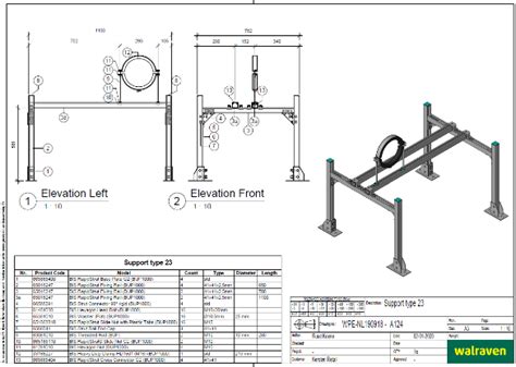 Revit Bim For High Quality Pipe Support Design Walraven International