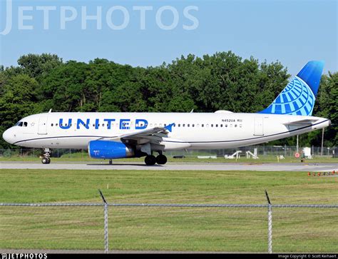 N Ua Airbus A United Airlines Scott Kerhaert Jetphotos